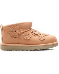 UGG - Classic Ultra Mini Fleur Ankle Boots - Lyst