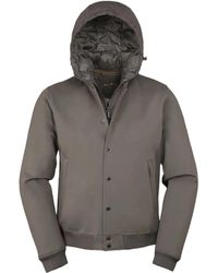 Moorer - Callum-Tz Hooded Button Jacket - Lyst