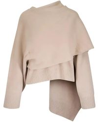 Altuzarra - Palmer Asymmetric Draped Sweater - Lyst