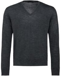 Prada - Pullover mit V-Ausschnitt - Lyst