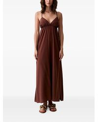 Benetton - Criss-Cross Back Maxi Dress - Lyst