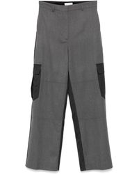 Stella McCartney - Pantalon En Laine À Coupe Droite - Lyst