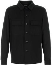 ZEGNA - Cashmere Pocket-Detail Overshirt - Lyst