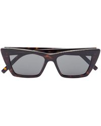 Saint Laurent - Sl 276 Rectangular-frame Sunglasses - Lyst