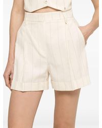 Nissa - High-Waisted Striped Shorts - Lyst