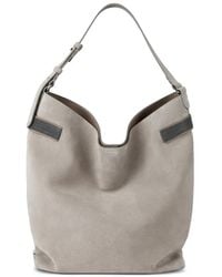 Brunello Cucinelli - Monili-Detail Suede Tote Bag - Lyst