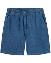 A.P.C. - Pleated Elasticated-Waist Shorts - Lyst