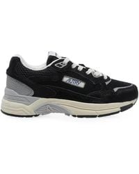 Autry - Hyperway Panelled Leather Sneakers - Lyst