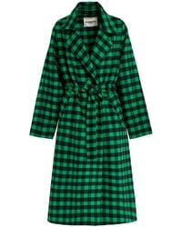 Essentiel Antwerp - Gabby Checked Coat - Lyst