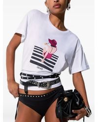 Liu Jo - T-Shirt With Print - Lyst