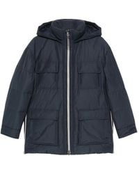 Brunello Cucinelli - Hooded Flap-pocket Jacket - Lyst