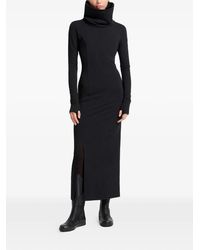 MARCELLA - Lisa Thumbhole Roll-Neck Maxi Dress - Lyst