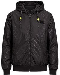 PUMA - Patterned Hooded Jacket - Lyst