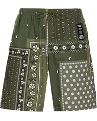Neighborhood - Bermudas Con Diseño Patchwork - Lyst