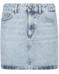 Dondup - Faded-Wash Skirt - Lyst