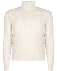 Fedeli - Cable-Knit Turtleneck Sweater - Lyst