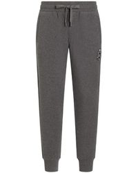 Dolce & Gabbana - Pantalon En Jersey Avec Patch Héraldique - Lyst