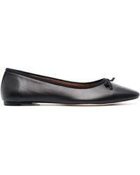 Reformation - Paola Leather Ballet Pumps - Lyst