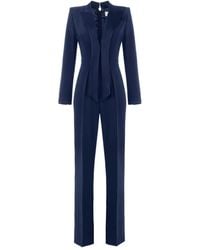 Elisabetta Franchi - Tuta Intera Con Scollo A V - Lyst