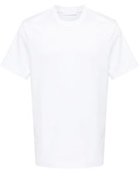 Helmut Lang - Logo-Print Cotton T-Shirt - Lyst