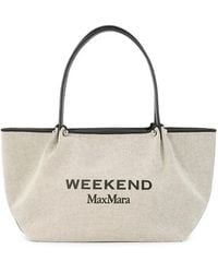 Weekend by Maxmara - Pasticcino Logo-Print Tote Bag - Lyst