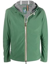 K-Way - Chaqueta con capucha y parche del logo - Lyst