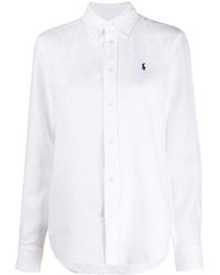 Polo Ralph Lauren Klassisches Hemd - Weiß