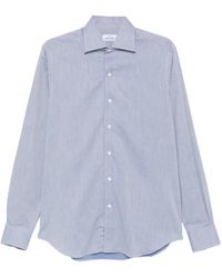 Alessandro Gherardi - Chemise À Col Italien - Lyst