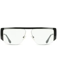 Victoria Beckham - Rectangle-Frame Sunglasses - Lyst
