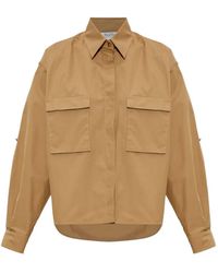 Max Mara - Katoenen Overhemd Met Klepzak - Lyst