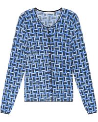 Maliparmi - Sweatshirt mit geometrischem Print - Lyst