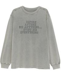 Evisu - Printed Long-Sleeve T-Shirt - Lyst