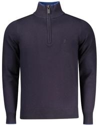COVERI MOVING - Zip-Fastening Fine-Knit Sweater - Lyst