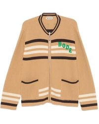Bode - Timber Stripe Cardigan - Lyst
