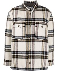 Isabel Marant - Ecru Cotton-wool Blend Every Coat - Lyst