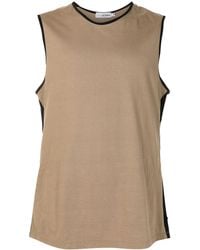 Amir Slama - Panelled Cotton Tank Top - Lyst