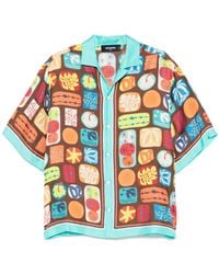 DSquared² - Overhemd Met Print - Lyst