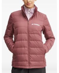 adidas - Terrex High-Neck Quilted Jacket - Lyst