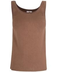 Elisabetta Franchi - Oberteil Mit Logo-Print - Lyst