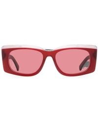 Ferragamo Eyewear - Oversized Rectangle-Frame Sunglasses - Lyst