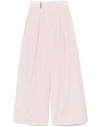 Peserico - Poplin Palazzo Pants - Lyst