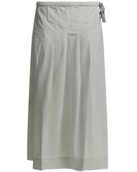 Soeur - Elasticated-Waist Pleated Maxi Skirt - Lyst