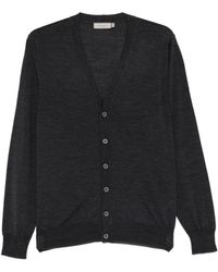 Canali - V-Neck Button-Fastening Cardigan - Lyst