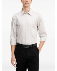 ARMANI EXCHANGE - Button-Fastening Striped Shirt - Lyst