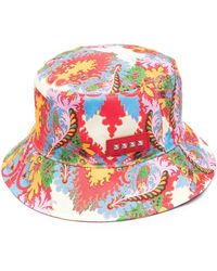 Etro - Archival Paisley Print Bucket Hat - Lyst