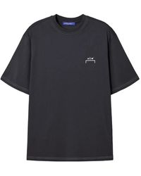 A_COLD_WALL* - Logo-Print Contrast-Stitch T-Shirt - Lyst