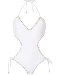 Amir Slama - Tie Cut-Out One-Piece - Lyst
