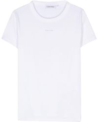 Calvin Klein - T-Shirt mit Logo - Lyst