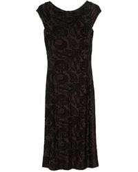 Etro - Paisley-Patterned Devoré Midi Dress - Lyst