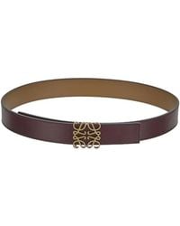 Loewe - Reversible Anagram Buckled Belt - Lyst